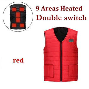Unisex 9 Area Heated Vest