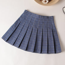 Load image into Gallery viewer, High Waist Plaid Pleated Skirts