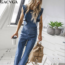 Load image into Gallery viewer, Butterfly Bell Wide Leg Jumpsuits Overalls