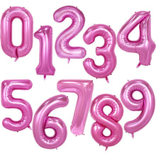 Load image into Gallery viewer, 40Inch Foil Number Balloons 5-9