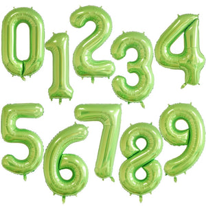 40Inch Foil Number Balloons 5-9