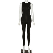 Load image into Gallery viewer, O Neck Sleeveless Jumpsuit