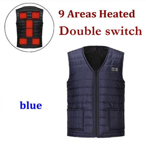 Unisex 9 Area Heated Vest