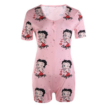 Load image into Gallery viewer, Sexy V-Neck Pajama Romper