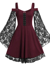Load image into Gallery viewer, Gothic Vintage Lace Dresses
