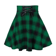 Load image into Gallery viewer, Gothic Plaid Skirt
