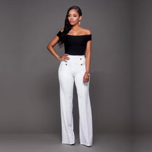 Load image into Gallery viewer, High Waisted long trousers