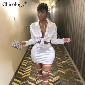 Silky 2 Two Piece Crop Top & Skirt