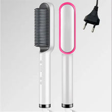 Load image into Gallery viewer, Unisex Hair Straightener Men Beard Comb Tourmaline Ceramic