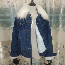 Load image into Gallery viewer, Jeans Cashmere Cotton Coat