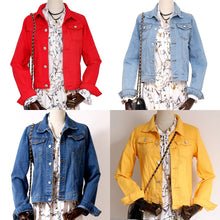 Load image into Gallery viewer, Denim Slim Stretch Jackets