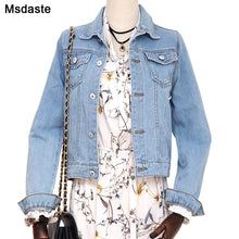 Load image into Gallery viewer, Denim Slim Stretch Jackets