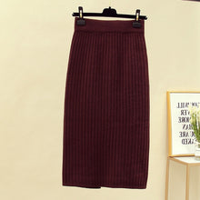 Load image into Gallery viewer, Knitted Half-length Skirt