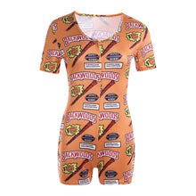 Load image into Gallery viewer, Sexy V-Neck Pajama Romper