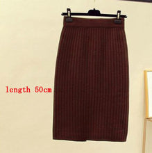 Load image into Gallery viewer, Knitted Half-length Skirt