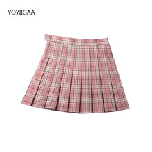 Load image into Gallery viewer, Plaid Mini Skirt