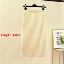 Load image into Gallery viewer, Knitted Half-length Skirt