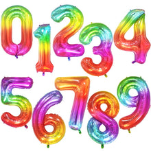 Load image into Gallery viewer, 40Inch Foil Number Balloons 5-9