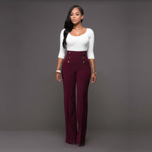 Load image into Gallery viewer, High Waisted long trousers