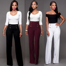Load image into Gallery viewer, High Waisted long trousers
