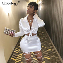 Load image into Gallery viewer, Silky 2 Two Piece Crop Top &amp; Skirt