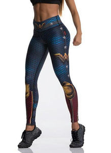 Blue Captain Fight Leggings