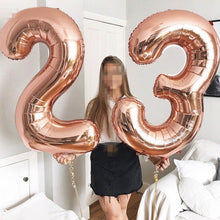 Load image into Gallery viewer, 40Inch Foil Number Balloons 5-9