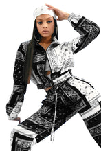 Load image into Gallery viewer, Paisley Bandana Print Two 2 Piece Set (Multiple Colors)