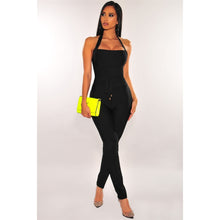 Load image into Gallery viewer, Halter Bandage Jumpsuit