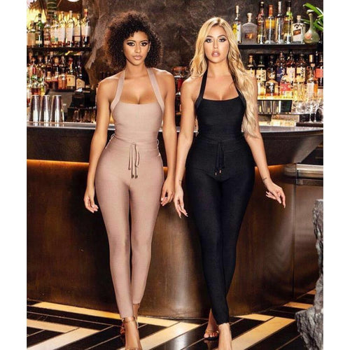 Halter Bandage Jumpsuit