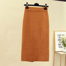 Load image into Gallery viewer, Knitted Half-length Skirt