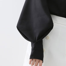 Load image into Gallery viewer, Office Work Blouse Solid Vintage
