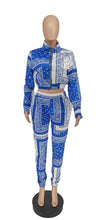 Load image into Gallery viewer, Paisley Bandana Print Two 2 Piece Set (Multiple Colors)