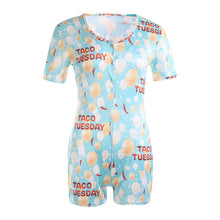 Load image into Gallery viewer, Sexy V-Neck Pajama Romper