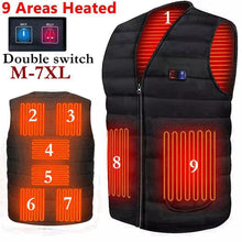 Load image into Gallery viewer, Unisex 9 Area Heated Vest