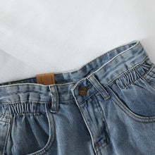Load image into Gallery viewer, High Waist Loose Denim Shorts