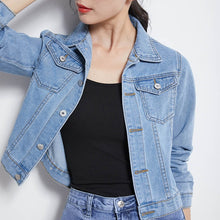 Load image into Gallery viewer, Denim Slim Stretch Jackets