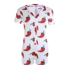 Load image into Gallery viewer, Sexy V-Neck Pajama Romper