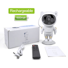 Load image into Gallery viewer, Galaxy Star Projector Astronaut Lamp
