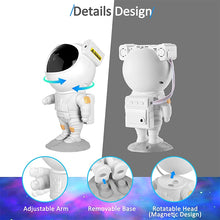 Load image into Gallery viewer, Galaxy Star Projector Astronaut Lamp