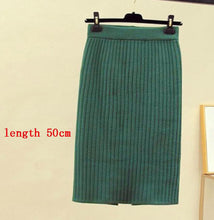 Load image into Gallery viewer, Knitted Half-length Skirt