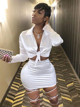 Load image into Gallery viewer, Silky 2 Two Piece Crop Top &amp; Skirt