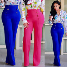 Load image into Gallery viewer, High Waisted long trousers