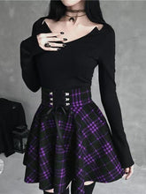 Load image into Gallery viewer, Gothic Plaid Skirt