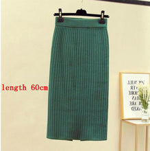 Load image into Gallery viewer, Knitted Half-length Skirt