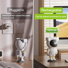 Load image into Gallery viewer, Galaxy Star Projector Astronaut Lamp