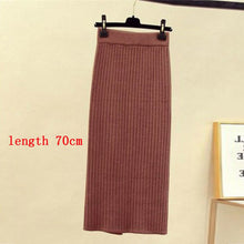 Load image into Gallery viewer, Knitted Half-length Skirt
