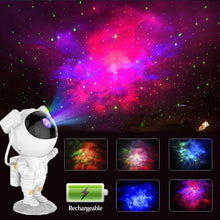 Load image into Gallery viewer, Galaxy Star Projector Astronaut Lamp