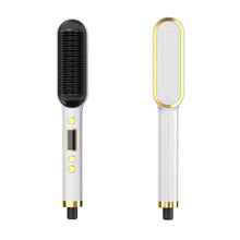 Load image into Gallery viewer, Unisex Hair Straightener Men Beard Comb Tourmaline Ceramic
