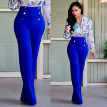 Load image into Gallery viewer, High Waisted long trousers